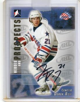2004-05 In The Game Heroes and Prospects - Autographs #A-U-DR Derek Roy Front