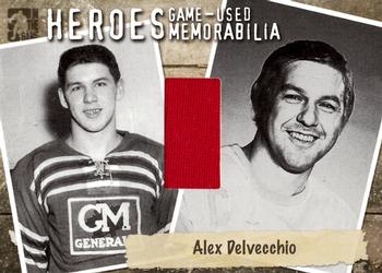 2004-05 In The Game Heroes and Prospects - Hero Memorabilia #HM-21 Alex Delvecchio Front