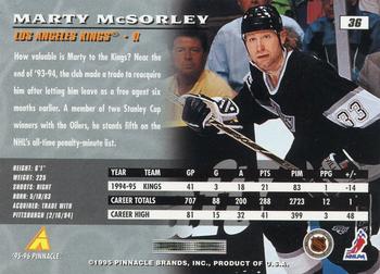 1995-96 Pinnacle #36 Marty McSorley Back