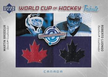 2004-05 Upper Deck - World Cup Tribute #WC-MB Martin Brodeur Front