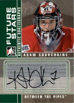 2008-09 In The Game Between The Pipes - Autographs #A-AC Adam Courchaine  Front