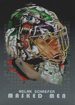 2008-09 In The Game Between The Pipes - Masked Men #MM-50 Nolan Schaefer  Front