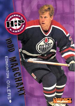 1995-96 SkyBox Impact #234 Todd Marchant Front