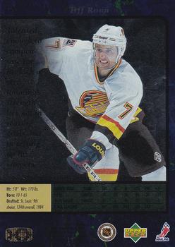 1995-96 SP #154 Cliff Ronning Back