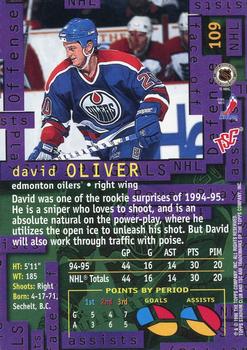 1995-96 Stadium Club #109 David Oliver Back