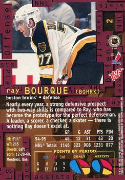 1995-96 Stadium Club #2 Ray Bourque Back