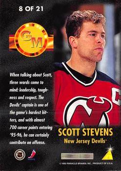 1995-96 Summit - General Manager's Choice #8 Scott Stevens Back