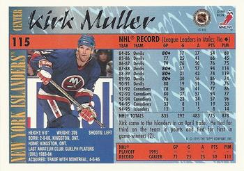 1995-96 Topps #115 Kirk Muller Back