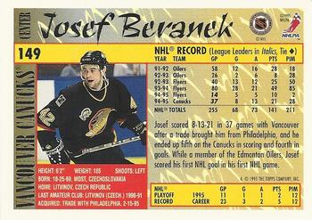 1995-96 Topps #149 Josef Beranek Back