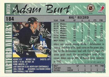 1995-96 Topps #184 Adam Burt Back