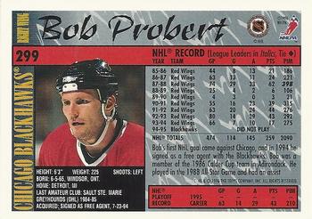 1995-96 Topps #299 Bob Probert Back