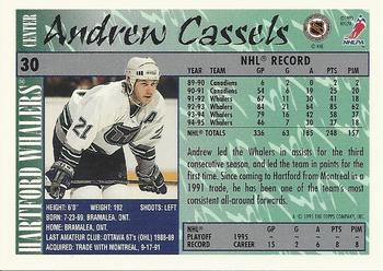1995-96 Topps #30 Andrew Cassels Back