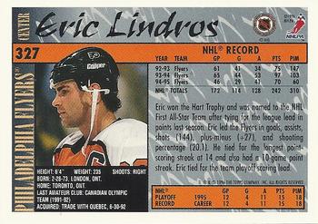 1995-96 Topps #327 Eric Lindros Back