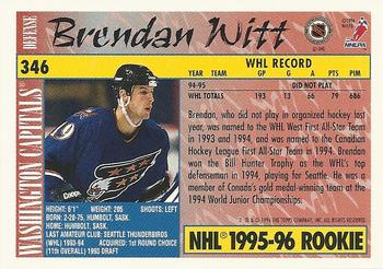 1995-96 Topps #346 Brendan Witt Back