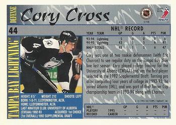 1995-96 Topps #44 Cory Cross Back