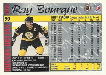 1995-96 Topps #50 Ray Bourque Back