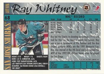 1995-96 Topps #68 Ray Whitney Back