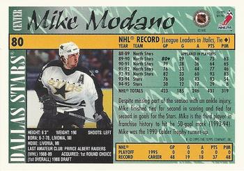 1995-96 Topps #80 Mike Modano Back