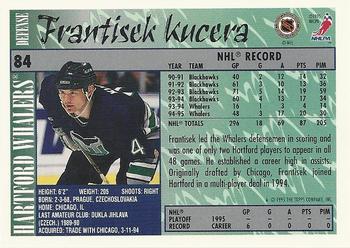 1995-96 Topps #84 Frantisek Kucera Back