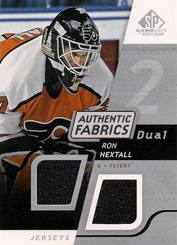 2008-09 SP Game Used - Authentic Fabrics Dual #AF-RH Ron Hextall  Front