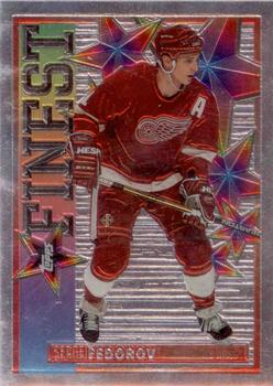 1995-96 Topps - Mystery Finest #M5 Sergei Fedorov Front