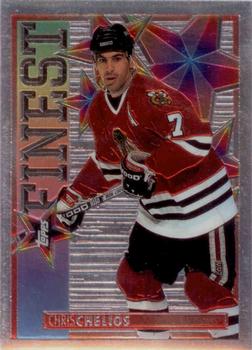 1995-96 Topps - Mystery Finest #M18 Chris Chelios Front