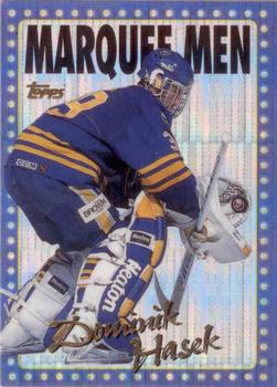 1995-96 Topps - Marquee Men Power Boosters #2 Dominik Hasek Front