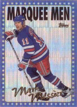 1995-96 Topps - Marquee Men Power Boosters #5 Mark Messier Front
