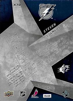 2008-09 SPx - SPxcitement #X70 Steven Stamkos  Back