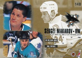 1995-96 Ultra #148 Sergei Makarov Back