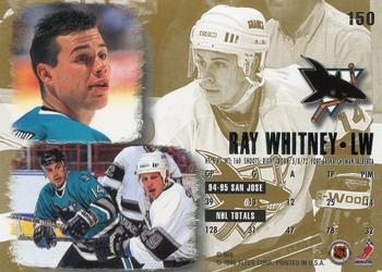 1995-96 Ultra #150 Ray Whitney Back