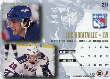 1995-96 Ultra #277 Luc Robitaille Back