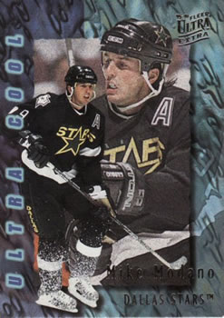 1995-96 Ultra #394 Mike Modano Front