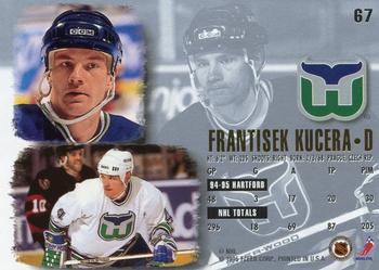 1995-96 Ultra #67 Frantisek Kucera Back
