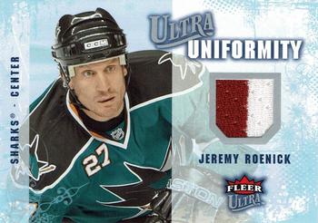 2008-09 Ultra - Ultra Uniformity #UA-JR Jeremy Roenick Front