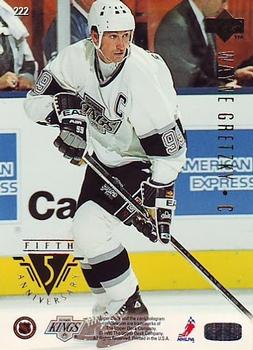 1995-96 Upper Deck #222 Wayne Gretzky Back