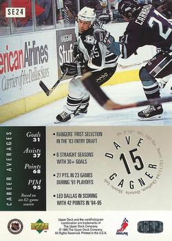 1995-96 Upper Deck - Special Edition #SE24 Dave Gagner Back