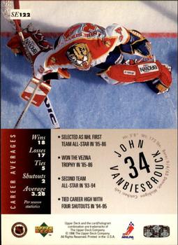 1995-96 Upper Deck - Special Edition #SE122 John Vanbiesbrouck Back