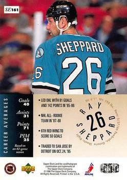 1995-96 Upper Deck - Special Edition #SE161 Ray Sheppard Back