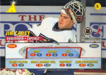 1995-96 Zenith #5 Jim Carey Back