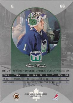 1996-97 Donruss Canadian Ice #66 Sean Burke Back