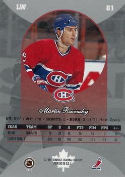 1996-97 Donruss Canadian Ice #81 Martin Rucinsky Back