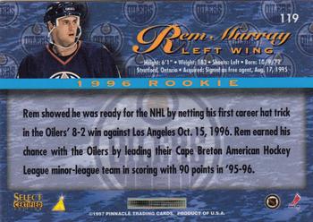 1996-97 Select Certified #119 Rem Murray Back