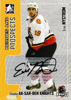 2005-06 In The Game Heroes and Prospects - Autographs #A-EN Eric Nystrom Front
