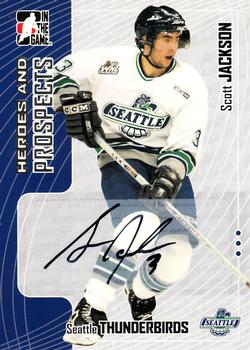 2005-06 In The Game Heroes and Prospects - Autographs #A-SJ Scott Jackson Front