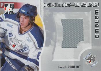 2005-06 In The Game Heroes and Prospects - Emblems #GUE-50 Benoit Pouliot Front