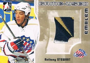 2005-06 In The Game Heroes and Prospects - Emblems Gold #GUE-80 Anthony Stewart Front