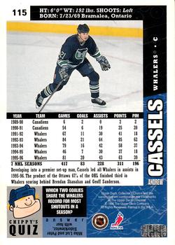 1996-97 Collector's Choice #115 Andrew Cassels Back