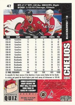 1996-97 Collector's Choice #47 Chris Chelios Back