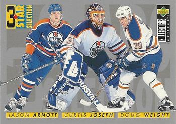 1996-97 Collector's Choice #317 Jason Arnott / Curtis Joseph / Doug Weight Front